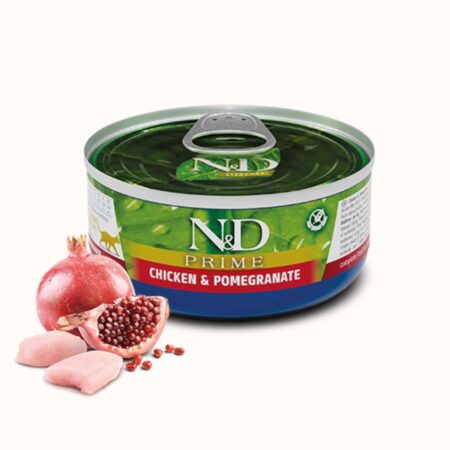 N&D CAT PRIME CHICKEN & POMEGRANATE 70G