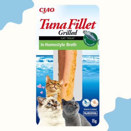 Inaba Cat Grilled Tuna in Homestyle Broth, tuna v domači juhi -15 g