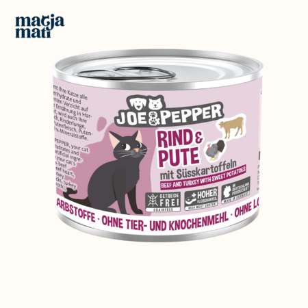 JOE & PEPPER Cat Govedina & Puran s sladkim krompirjem
