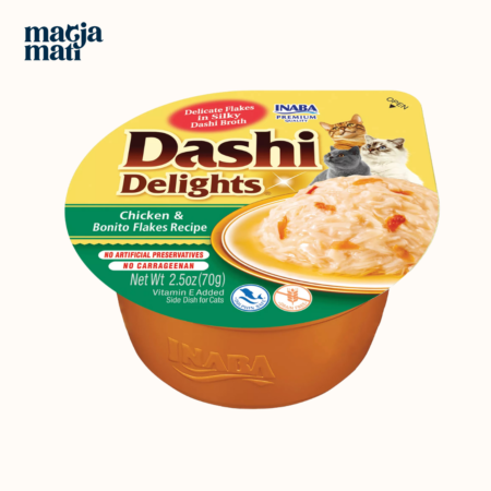 Inaba Cat Dashi Delights okus piščanca in bonito kosmičev - 70g