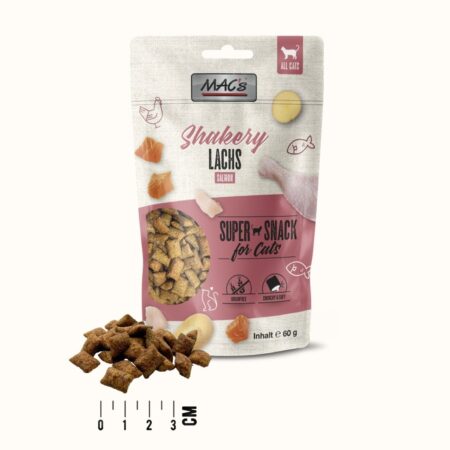 MAC’S CAT SHAKERY SNACKS Losos 60g