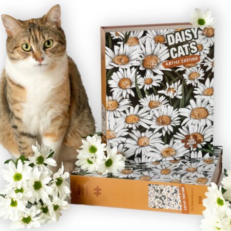 Sestavljanka puzzle - Daisy Cats Mačja mati