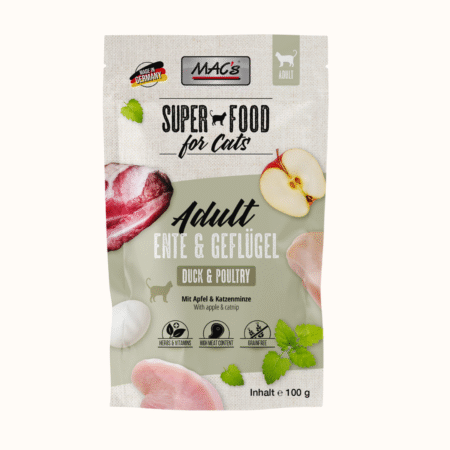 MAC’s mokra hrana za odrasle mačke – Raca & Perutnina 100g