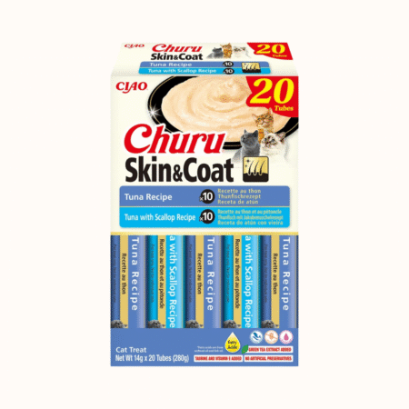 Inaba Cat Churu Skin & Coat, tuna - 20 x 14 g