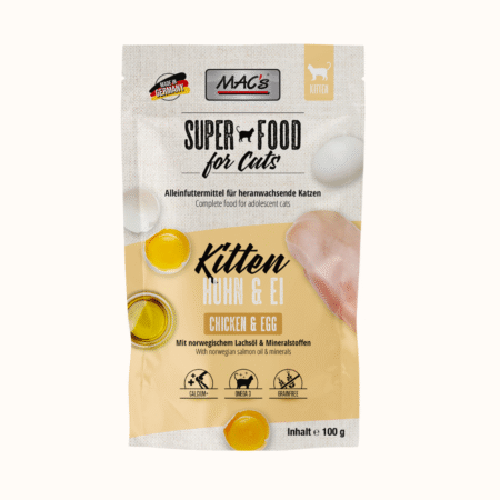 MAC's CAT Kitten Piščanec & Jajce 100g Vrečka