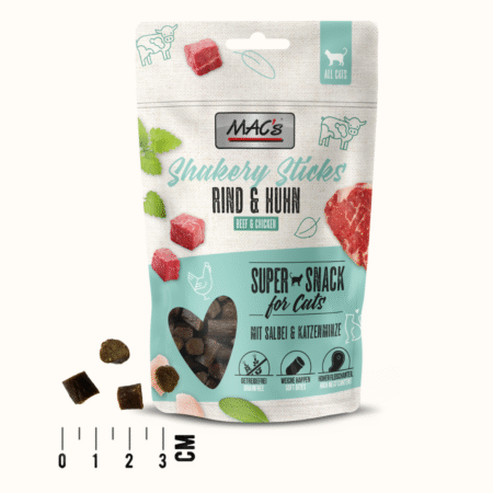 MAC’S CAT SHAKERY STICKS Govedina & Piščanec 50g
