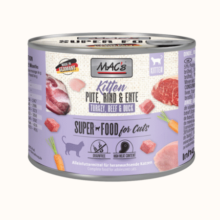 MAC’s KITTEN Puran, Govedina & Raca 200g