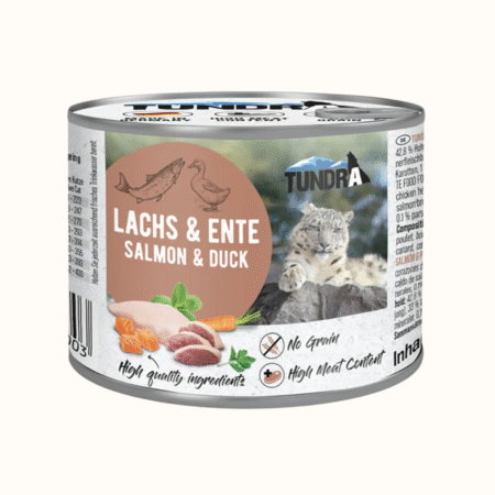 TUNDRA mokra hrana za mačke Losos & Raca 200g