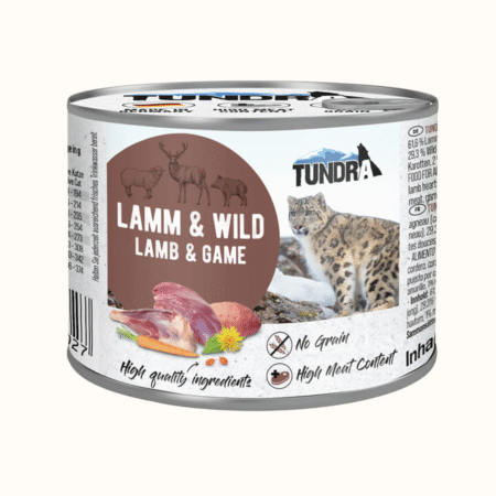 TUNDRA mokra hrana za mačke Jagnjetina & Divjačina 200g