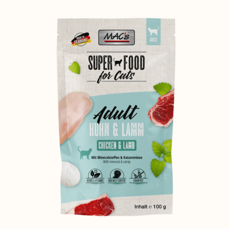 MAC's mokra hrana za odrasle mačke - Piščanec & Jagnjetina 100g