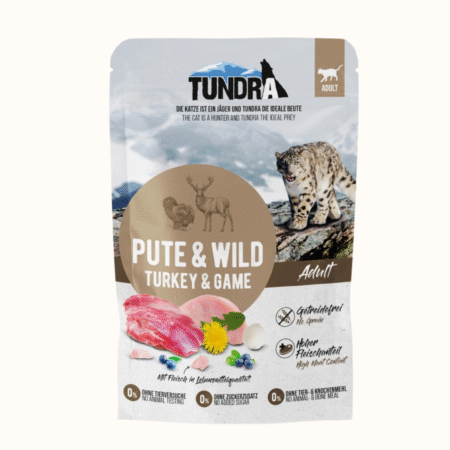 TUNDRA mokra hrana za mačke v vrečki – Puran in Divjačina