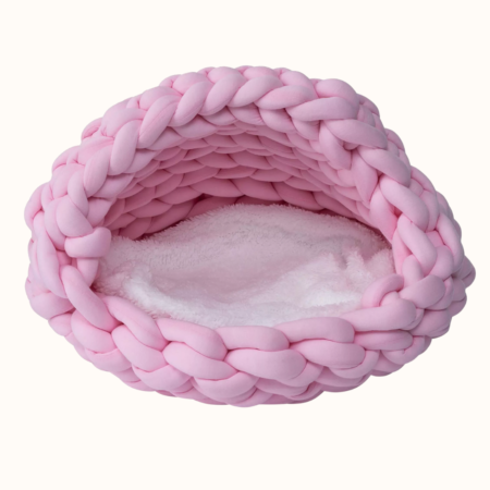 Mačje ležišče iglu GINNY roza 40 x 40 x 33 cm