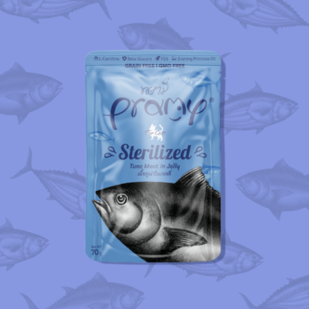 Pramy Sterilized Tuna v želeju 70 g