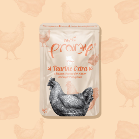 Pramy Taurine Extra Mousse Piščanca za mačje mladičke 70 g
