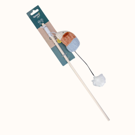 Igralna palica pletena miška z repkom