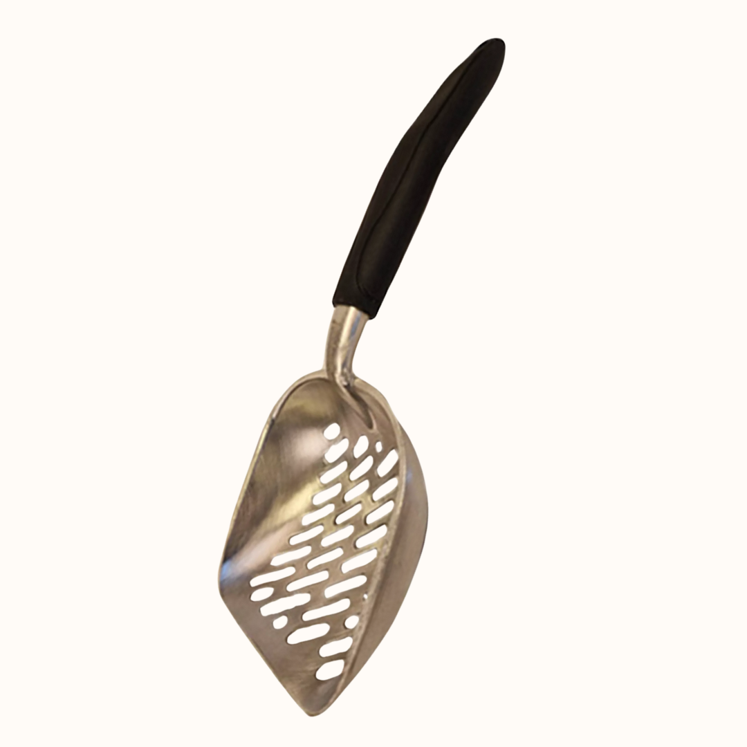 Lopatka iz aluminija za mačje stranišče Lopatka iz aluminija za mačje stranišče