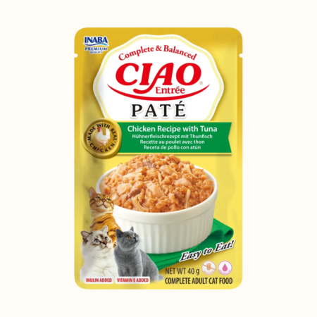 Inaba CIAO Entrée Paté piščanec s tuno - 40g