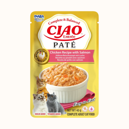 Inaba CIAO Entrée Paté piščanec in losos - 40g