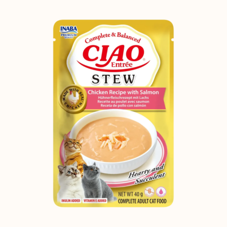 Inaba CIAO Entrée Stew piščanec in losos - 40g
