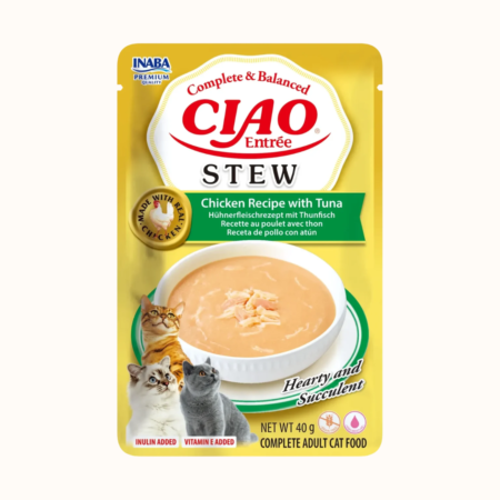 Inaba CIAO Entrée Stew piščanec s tuno - 40g