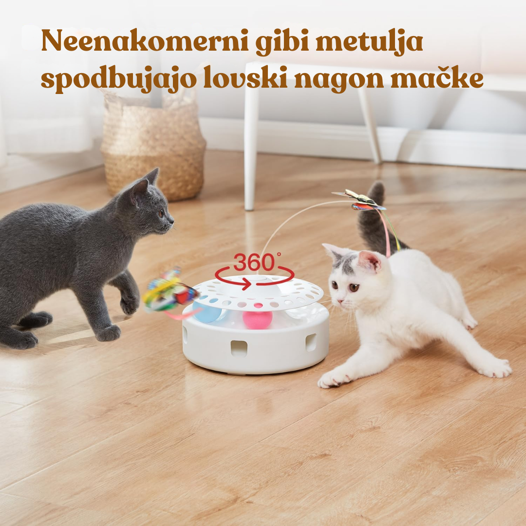 ROJECO Interaktivna igrača za mačke 3 v 1 (3) ROJECO Interaktivna igrača za mačke 3 v 1