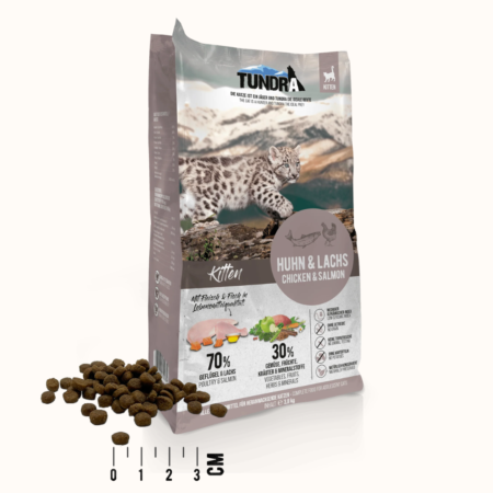 TUNDRA briketi za mačke – KITTEN Piščanec & Losos