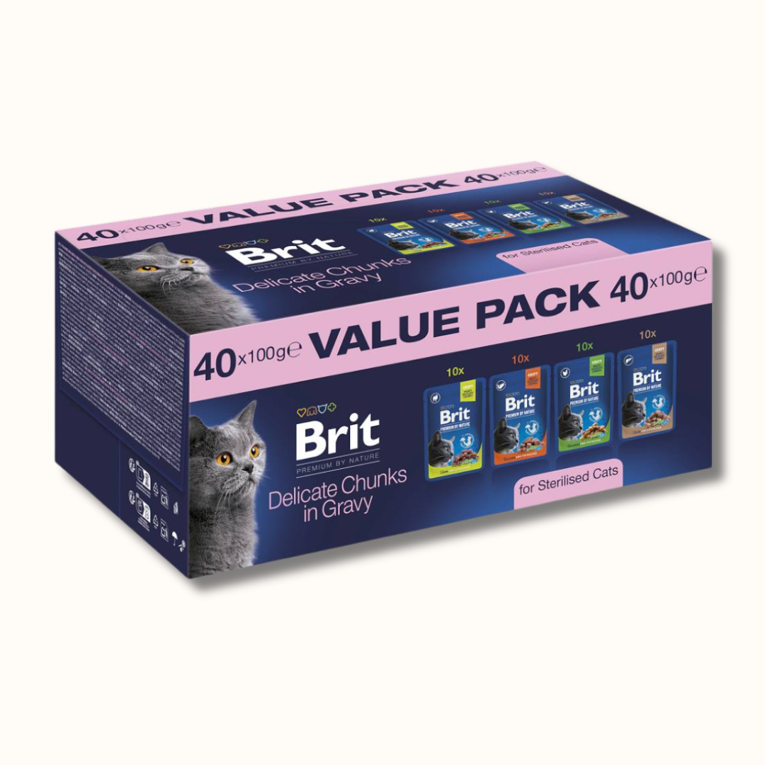 Brit Premium mokra hrana za sterilizirane mačke, value pack Brit Premium mokra hrana za sterilizirane mačke, value pack
