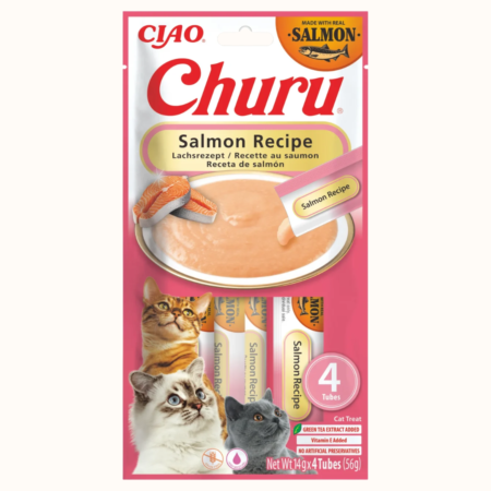 Inaba Cat Churu Losos - 4 x 14 g