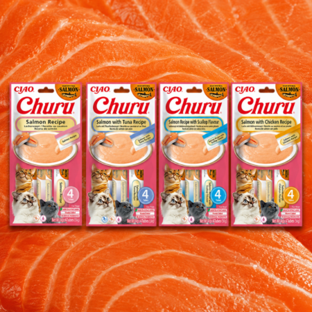 Inaba Cat Churu okusi lososa