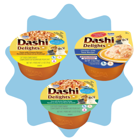 Inaba Cat Dashi Delights tunin trio