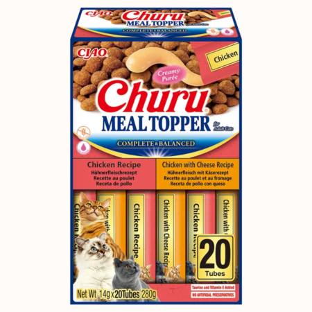 Inaba Cat Meal Topper, piščančji multipack - 20 x 14 g